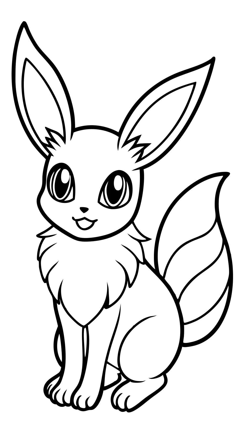 Página de color de Pokémon Eevee